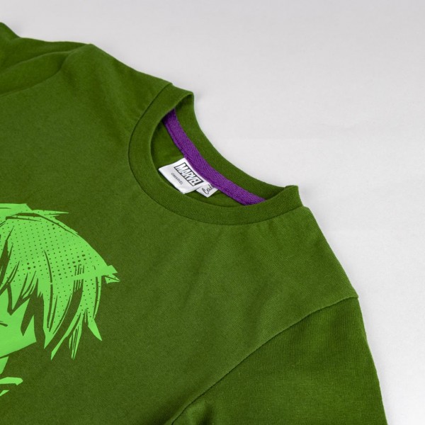 CAMISETA CORTA SINGLE JERSEY AVENGERS HULK