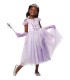 Disfraz De Princesa Violeta con tiara para niñas