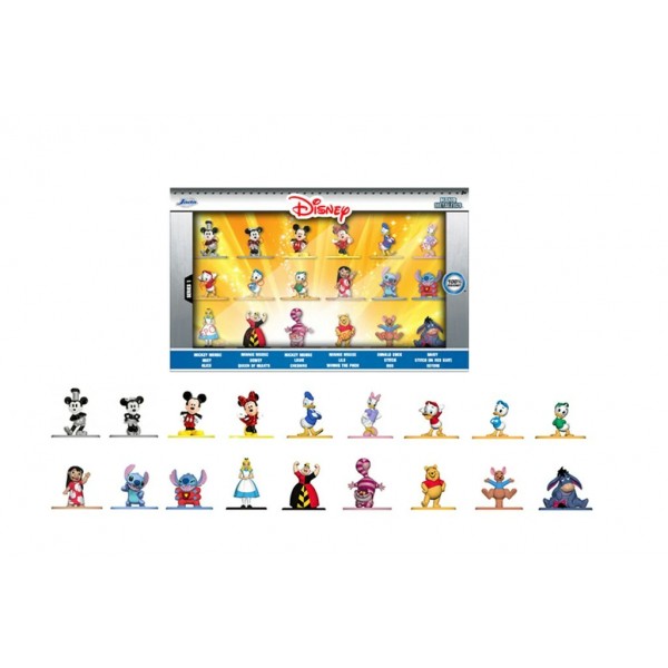 Set 18 figuras Jada Disney Nanofiguras 4cm