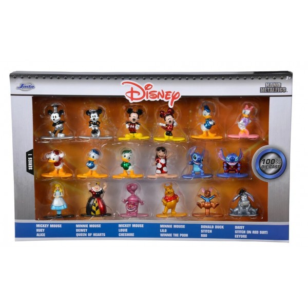 Set 18 figuras Jada Disney Nanofiguras 4cm