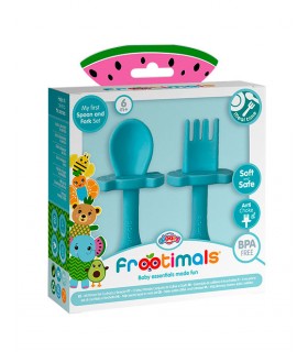 SET CUCHARA Y TENEDOR MELANY MELEPHANT FROOTIMALS