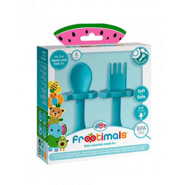 SET CUCHARA Y TENEDOR MELANY MELEPHANT FROOTIMALS