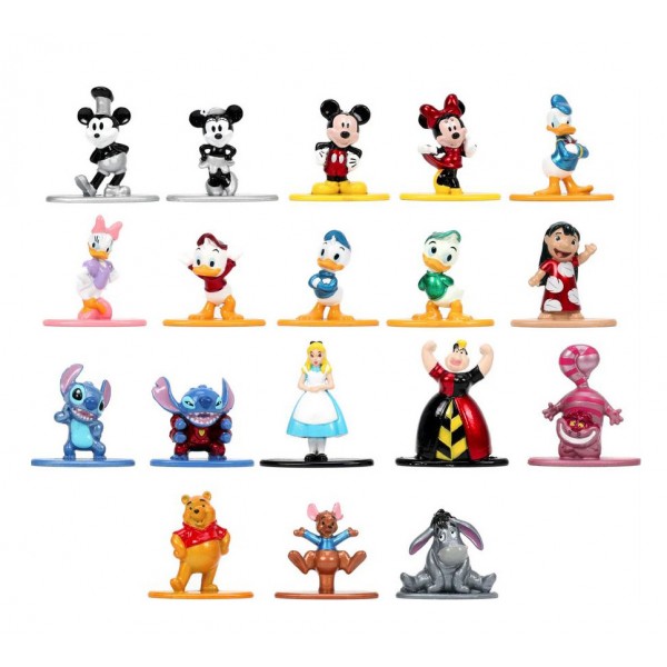 Set 18 figuras Jada Disney Nanofiguras 4cm