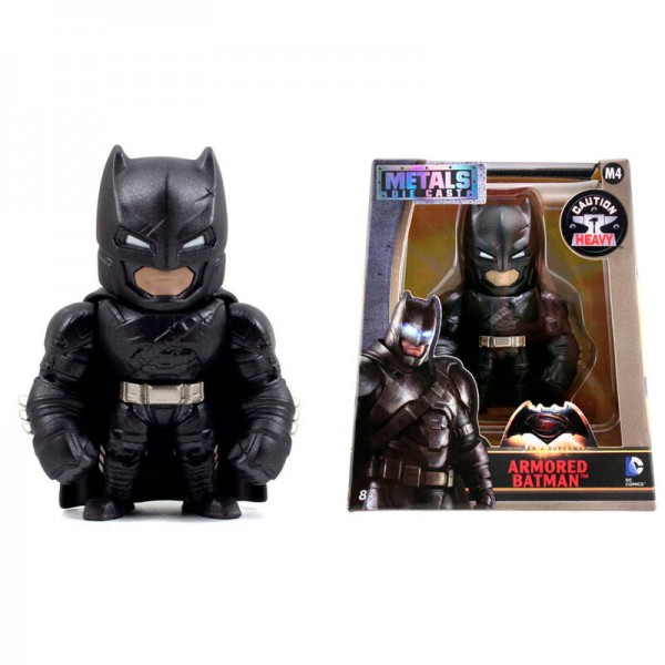 Figura metal die cast Armored Batman 10cm