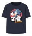 Camiseta de manga corta para adulto, Sonic