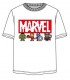 Camiseta de manga corta para adulto, Marvel