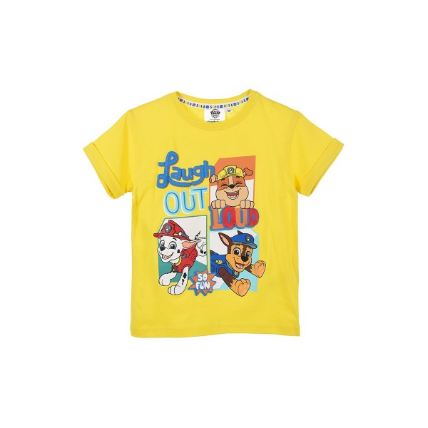 Camiseta infantil manga corta Paw Patrol.
