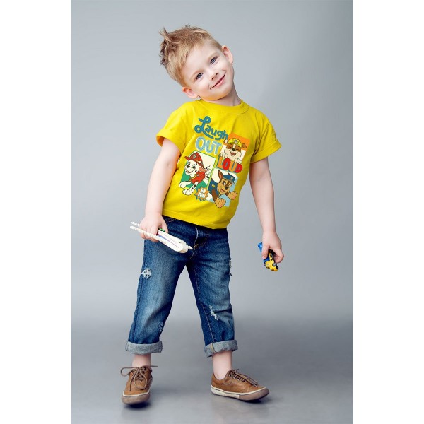 Camiseta infantil manga corta Paw Patrol.