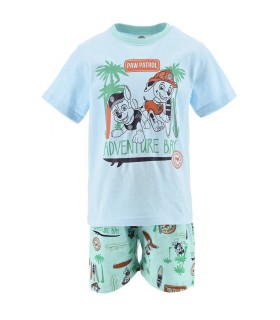 Pijama infantil manga corta Paw Patrol