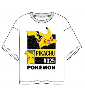 Camiseta infantil manga corta Pikachu