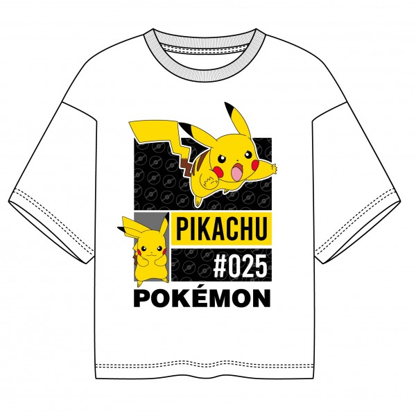 Camiseta infantil manga corta Pikachu