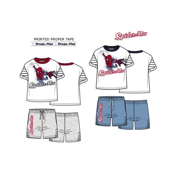 Conjunto infantil manga corta Spider-man