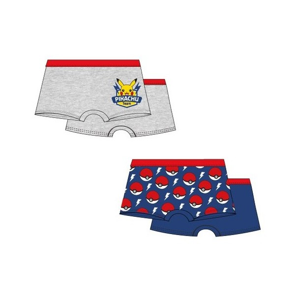 Lote 2 Boxers Pokemon