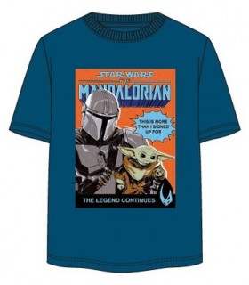 Camiseta manga corta para adulto The Mandalorian