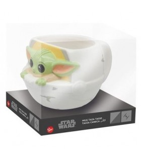 Taza 3D The Mandalorian - Grogu en la Cuna