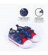 ZAPATILLA LONETA SUELA PVC CON LUCES ALGODÓN SPIDERMAN