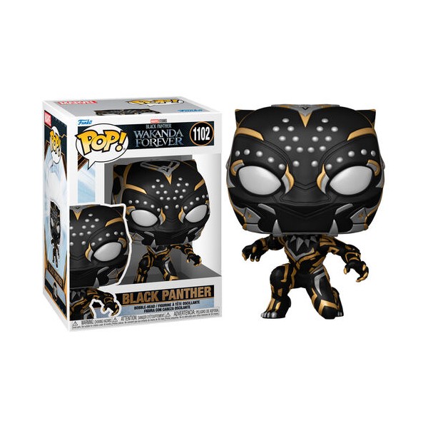 Figura POP Marvel Black Panther Wakanda Forever Black Panther