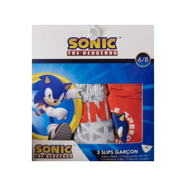 Caja 3 Slips Sonic