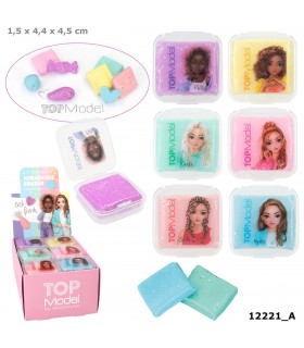 TOPModel goma de borrar maleable pastel