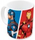 AVENGERS TAZA CERAMICA 325 ML GROUP COLLAGE SUBLIMACION CON CAJA