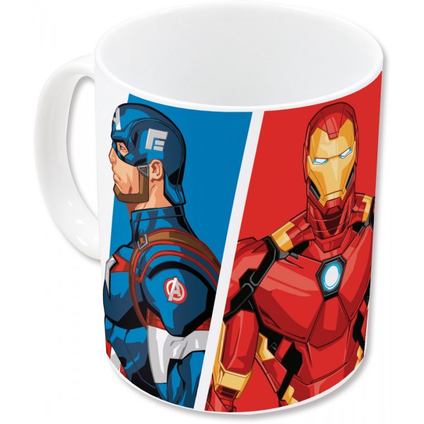 AVENGERS TAZA CERAMICA 325 ML GROUP COLLAGE SUBLIMACION CON CAJA