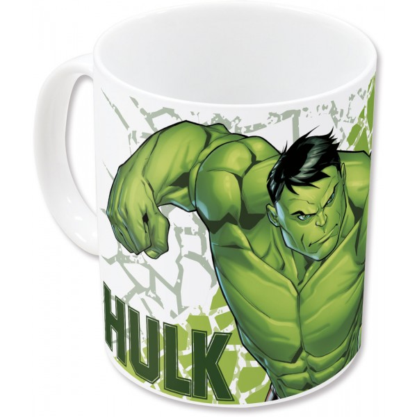 AVENGERS TAZA CERAMICA 325 ML HULK SUBLIMACION CON CAJA REGALO