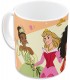 PRINCESAS TAZA CERAMICA 325 ML DISNEY SUBLIMACION CON CAJA REGALO