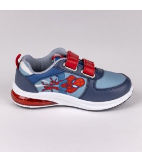 Deportiva Suela Pvc Con Luces Spiderman