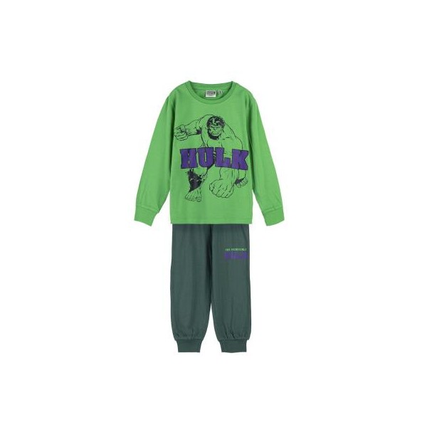 Pijama Largo Single Jersey Avengers Hulk