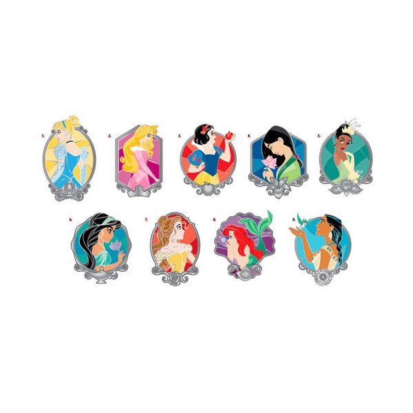 Blind Box Enamel Pin Disney Princesas surtido