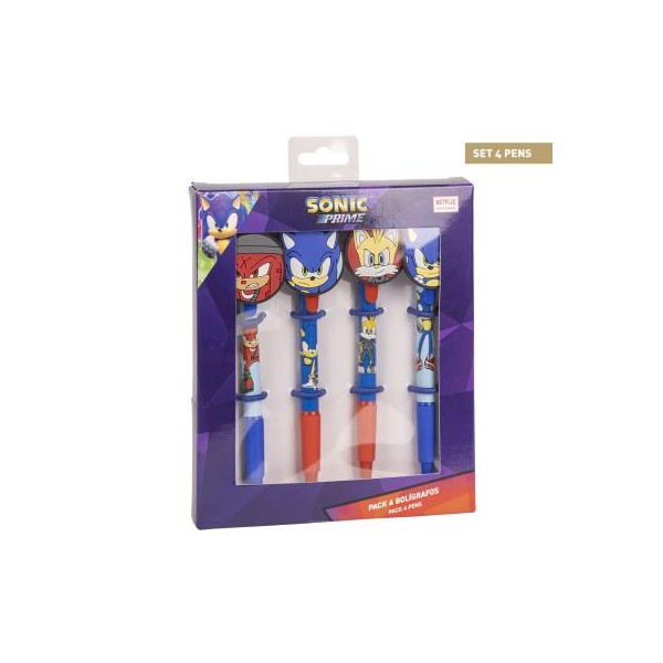 Bolígrafo Pack X4 Sonic Prime
