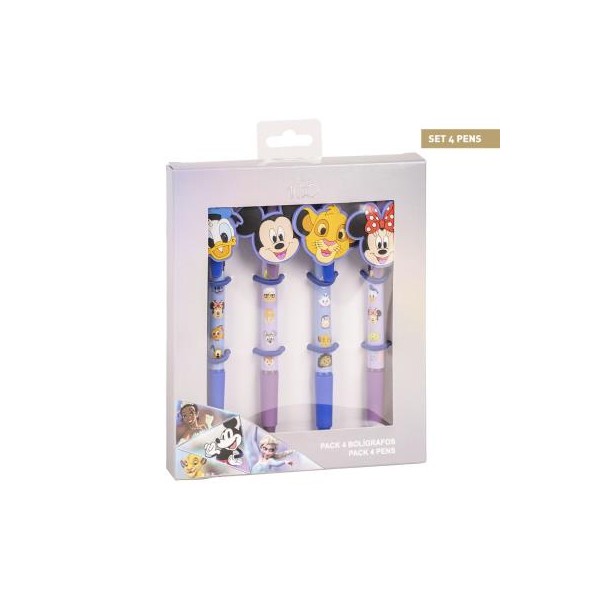 Bolígrafo Pack X4 Disney 100