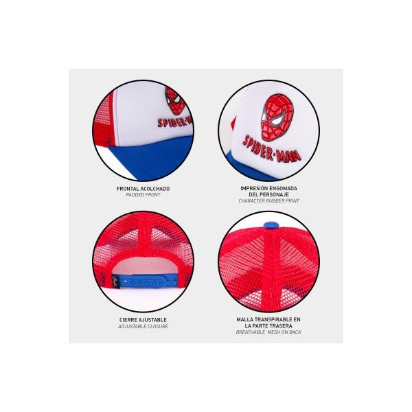 Gorra Visera Curva Spiderman