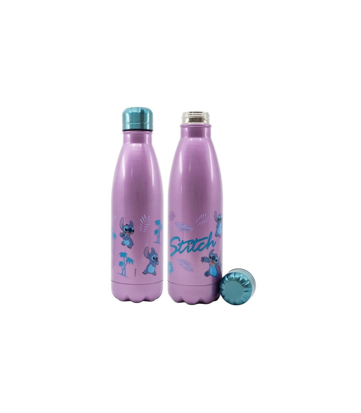 Botella de agua Lilo & Stitch de acero