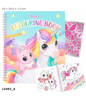 Ylvi libro de colorear con unicornio y lentejuelas