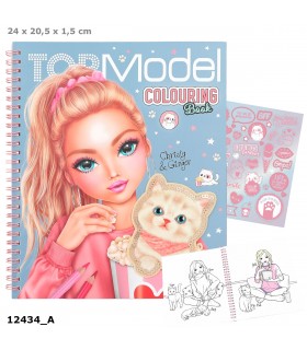 TOPModel libro colorear CUTIE STAR