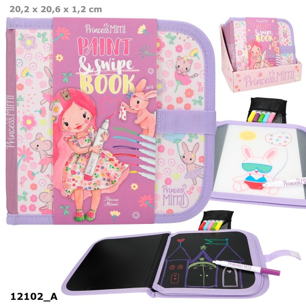 Princess Mim libro para pintair y borrar