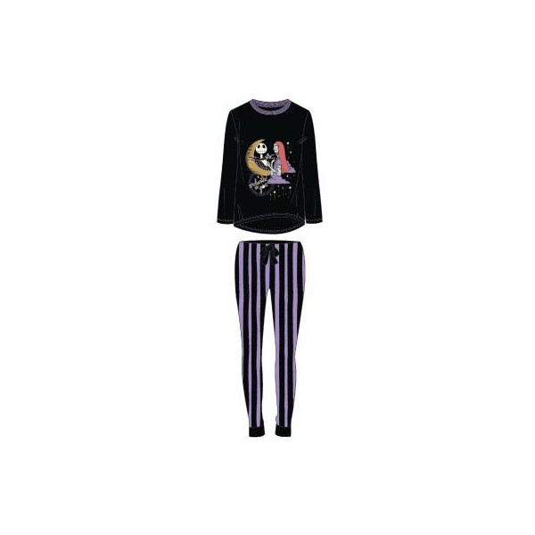 Pijama Largo Single Jersey Pesadilla Antes De Navidad