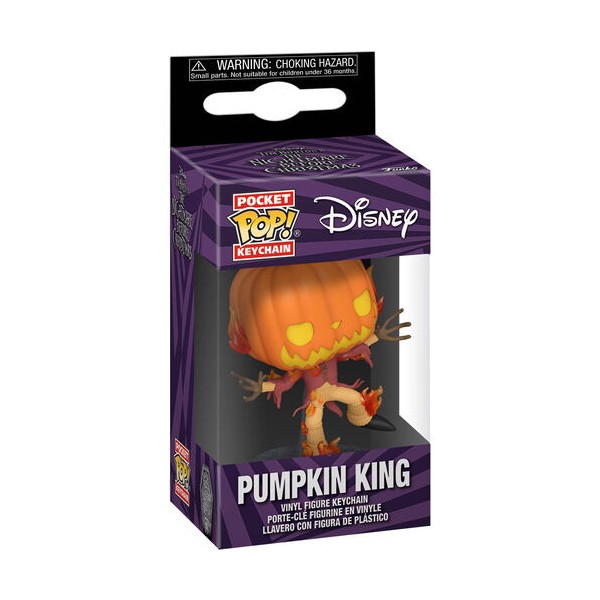 Llavero Pocket POP Disney Pesadilla Antes de Navidad 30th Anniversary Pumpkin King