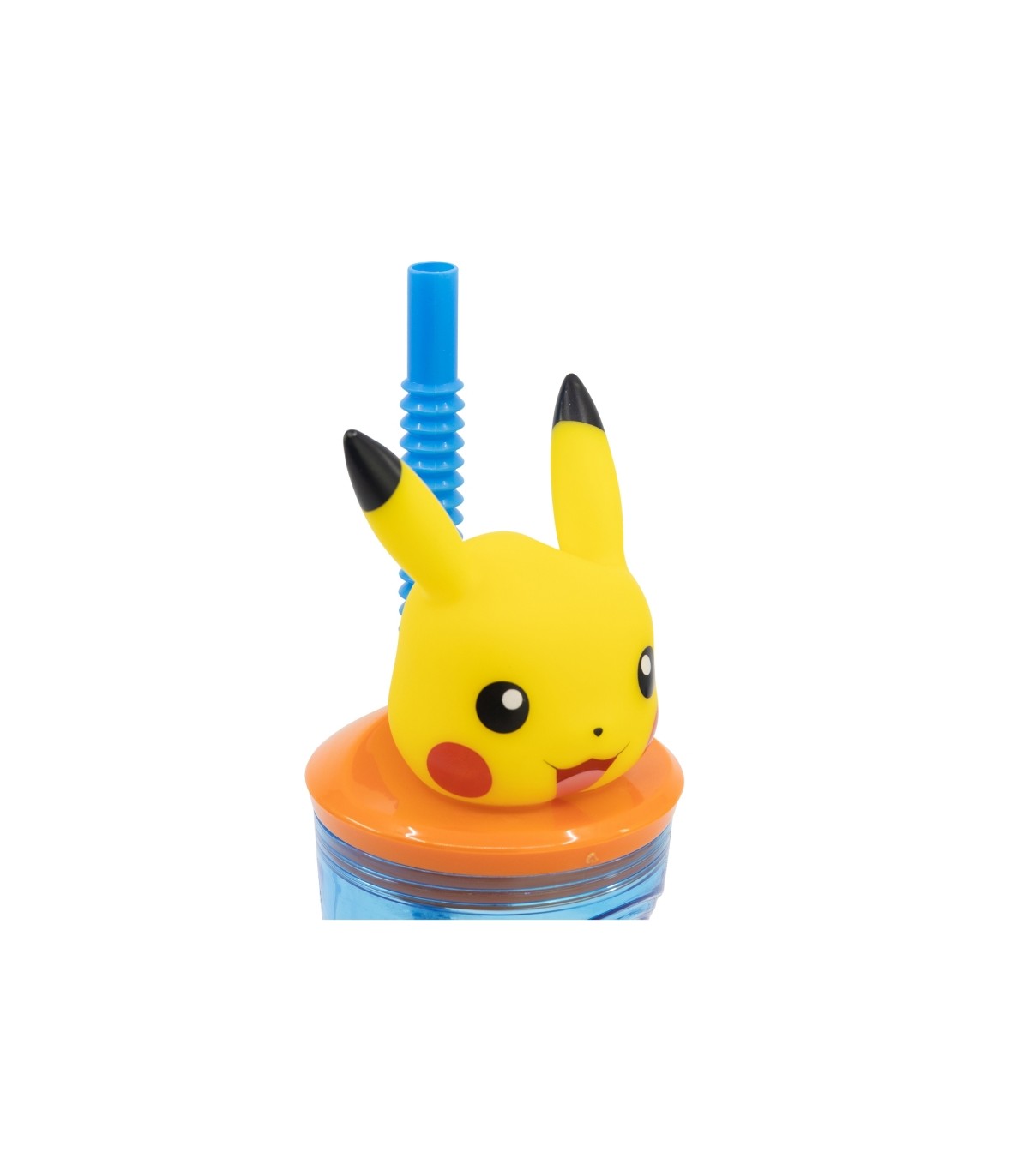 Vaso infantil reutilizable con tapa y pajita de 430 ml de Pokemon
