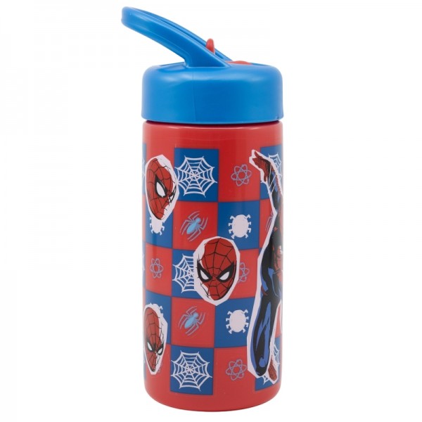 BOTELLA PP PLAYGROUND 410 ML SPIDERMAN MIDNIGHT FLYER