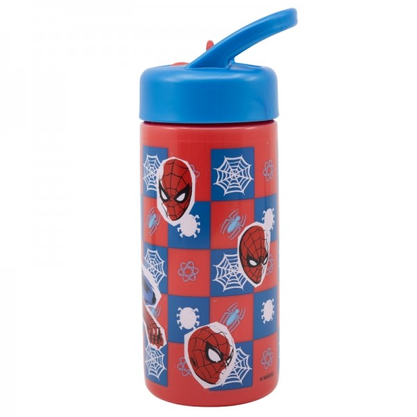 BOTELLA PP PLAYGROUND 410 ML SPIDERMAN MIDNIGHT FLYER