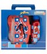 SET URBAN VUELTA AL COLE 4 PCS (BOTELLA ALUMINIO 400 ML Y SANDWICHERA CON CUBIERTOS) SPIDERMAN MIDNIGHT FLYER