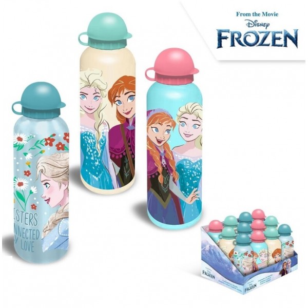 CANTIMPLORA ALUMINIO 500ML SURTIDO 3 DISEÐOS FROZEN