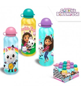 CANTIMPLORA ALUMINIO 500ML SURTIDO 3 DISEÐOS GABBYS DOLLHOUSE