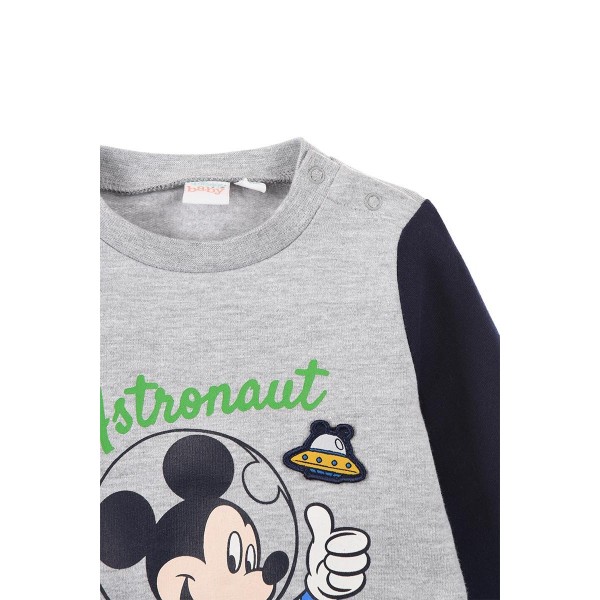 Sudadera bebé manga larga Mickey