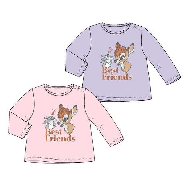 Camiseta bebé manga larga Bambi
