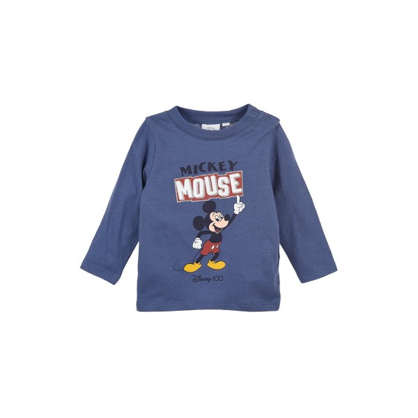 Camiseta bebé manga larga Mickey Disney100