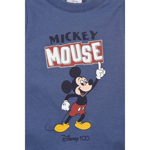Camiseta bebé manga larga Mickey Disney100
