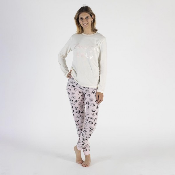 Pijama señora Largo Single Jersey Disney 100
